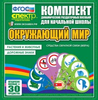 Динамические раздаточные пособия. Окружающий мир (веера). Животные и растения, дорожные знаки. - fgospostavki.ru - Южно-Сахалинск