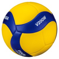 Мяч волейбольный Mikasa V200W (размер 5, синтетическая кожа, профессиональный) - fgospostavki.ru - Южно-Сахалинск