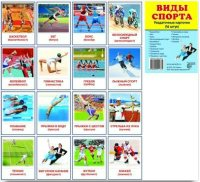 Раздаточные карточки "Виды спорта" - fgospostavki.ru - Южно-Сахалинск