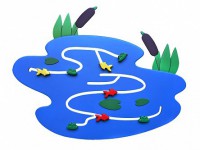 Сенсомоторное декоративно-развивающее панно "Река" - fgospostavki.ru - Южно-Сахалинск