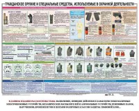 Плакат "Гражданское оружие и спецсредства, используемые в охранной деятельности" - fgospostavki.ru - Южно-Сахалинск