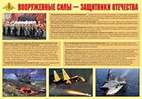 Плакат "Вооруженные Силы – защитники Отечества" - fgospostavki.ru - Южно-Сахалинск
