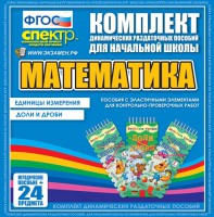 Динамические раздаточные пособия. Математика (Эластичные элементы). Единицы измерения, доли и дроби. - fgospostavki.ru - Южно-Сахалинск