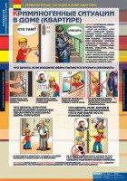 Комплект таблиц. ОБЖ. Поведение в криминогенных ситуациях. - fgospostavki.ru - Южно-Сахалинск