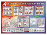 Стенд-уголок "Правила безопасности школьника" - fgospostavki.ru - Южно-Сахалинск