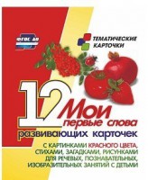 Тематические карточки "Мои первые слова" (красный цвет) - fgospostavki.ru - Южно-Сахалинск