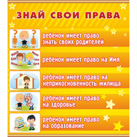 Стенд "Знай свои права" - fgospostavki.ru - Южно-Сахалинск