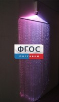 Фибероптическая занавесь (150 волокон) с интерактивным источником света - fgospostavki.ru - Южно-Сахалинск