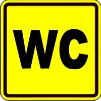 Тактильный знак (WC) 100х100 - fgospostavki.ru - Южно-Сахалинск
