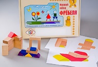 Игровой набор Фребеля "Конструктор деревянный без соединений-2" (Серия "Эксперимент") - fgospostavki.ru - Южно-Сахалинск