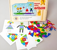 Игровой набор Фребеля "Конструктор плоскостной-4" (Серия "Эксперимент") - fgospostavki.ru - Южно-Сахалинск