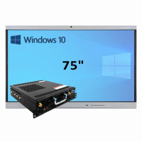 Интерактивная панель 75" (встроенный ПК, Win10) - fgospostavki.ru - Южно-Сахалинск