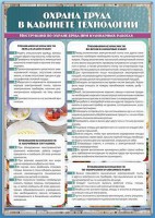 Стенд "Охрана труда в кабинете технологии" - fgospostavki.ru - Южно-Сахалинск