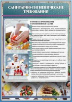 Стенд "Санитарно-гигиенические требования" - fgospostavki.ru - Южно-Сахалинск