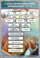 Стенд "Схема приготовления дрожжевого теста" - fgospostavki.ru - Южно-Сахалинск