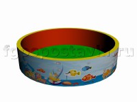 Сухой бассейн круглый с шелкографией - fgospostavki.ru - Южно-Сахалинск