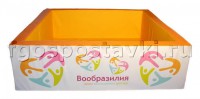 Бассейн "Вообразилия" квадратный с шелкографией - fgospostavki.ru - Южно-Сахалинск