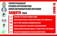Плакат "Правила профилактики коронавируса" - fgospostavki.ru - Южно-Сахалинск