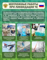 Стенд "Неотложные работы при ликвидации ЧС" - fgospostavki.ru - Южно-Сахалинск