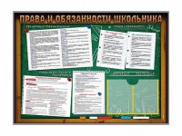 Стенд-уголок "Права и обязанности школьника" - fgospostavki.ru - Южно-Сахалинск
