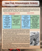 Стенд "1944 год решающих побед" - fgospostavki.ru - Южно-Сахалинск