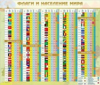 Стенд "Флаги и население мира" - fgospostavki.ru - Южно-Сахалинск