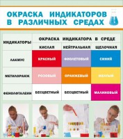 Стенд "Окраска индикаторов в различных средах" - fgospostavki.ru - Южно-Сахалинск
