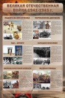 Стенд "Великая отечественная война (события)" - fgospostavki.ru - Южно-Сахалинск
