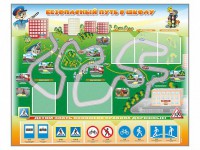 Стенд "Безопасный путь в школу" с комплектом сменных карточек - fgospostavki.ru - Южно-Сахалинск
