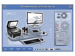 Электрифицированный информационный стенд-тренажер "Периферийные устройства персонального компьютера" с функцией контроля и обучения - fgospostavki.ru - Южно-Сахалинск