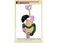 Рельефная таблица "Пищеварительный тракт" (формат А1, матовое ламинирование) - fgospostavki.ru - Южно-Сахалинск
