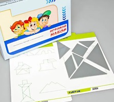 Игровой набор "Танграм" (с комплектом карточек) - fgospostavki.ru - Южно-Сахалинск