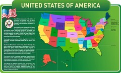Стенд "United States Of America" - fgospostavki.ru - Южно-Сахалинск