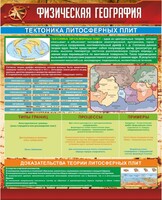 Стенд "Физическая география. Тектоника литосферных плит" - fgospostavki.ru - Южно-Сахалинск