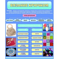 Стенд "Вязание крючком" - fgospostavki.ru - Южно-Сахалинск