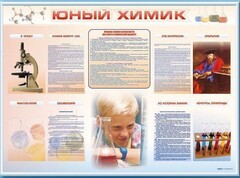 Стенд-уголок "Юный химик" - fgospostavki.ru - Южно-Сахалинск