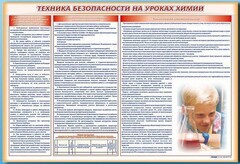 Стенд-уголок "Техника безопасности на уроках химии" - fgospostavki.ru - Южно-Сахалинск