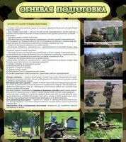 Стенд "Огневая подготовка" Вариант 2 - fgospostavki.ru - Южно-Сахалинск