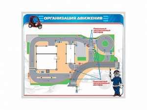 Магнитно-маркерная доска "Организация движения" - fgospostavki.ru - Южно-Сахалинск