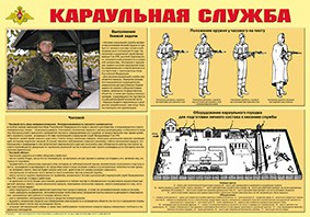 Плакат "Караульная служба" - fgospostavki.ru - Южно-Сахалинск