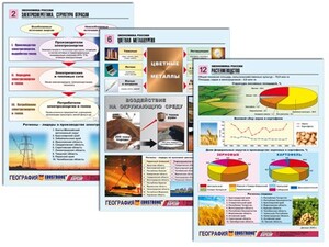 Комплект таблиц по географии "Экономика России" раздаточные (цветные, ламинированные, А4, 16 штук) - fgospostavki.ru - Южно-Сахалинск