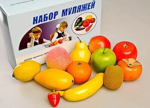 Набор муляжей фруктов - fgospostavki.ru - Южно-Сахалинск