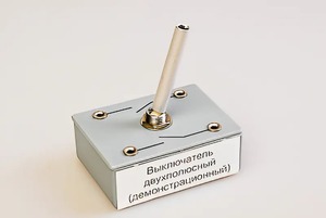 Выключатель двухполюсный (демонстрационный) - fgospostavki.ru - Южно-Сахалинск