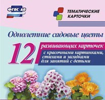 Тематические карточки "Однолетние садовые цветы" - fgospostavki.ru - Южно-Сахалинск