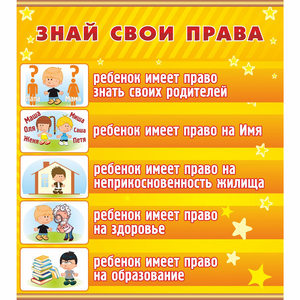 Стенд "Знай свои права" - fgospostavki.ru - Южно-Сахалинск
