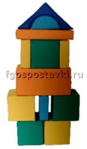 Мягкий модуль-конструктор "Городок" (12 элементов) - fgospostavki.ru - Южно-Сахалинск