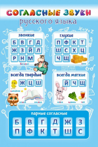 Стенд "Согласные русского языка" - fgospostavki.ru - Южно-Сахалинск
