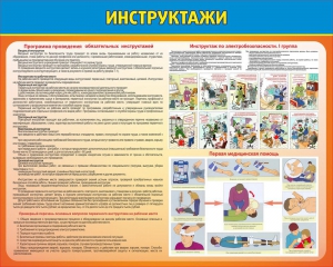 Стенд "Инструктажи" - fgospostavki.ru - Южно-Сахалинск