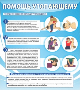 Стенд "Помощь утопающему" - fgospostavki.ru - Южно-Сахалинск