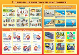 Стенд "Правила безопасности школьника" - fgospostavki.ru - Южно-Сахалинск